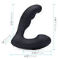 Blue Line Vibrating Prostate Prober w/Remote - Black Electric Eel INC
