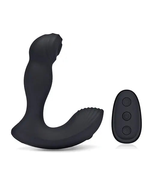 Blue Line Vibrating Prostate Thumper w/Remote - Black Electric Eel INC