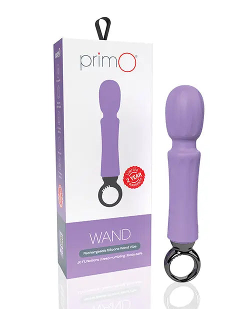 Screaming O G Spot Vibrator | PrimO Wand Vibrator | Lilac Rechargeable Lightweight | Best Vibrator for Women Bushman Products