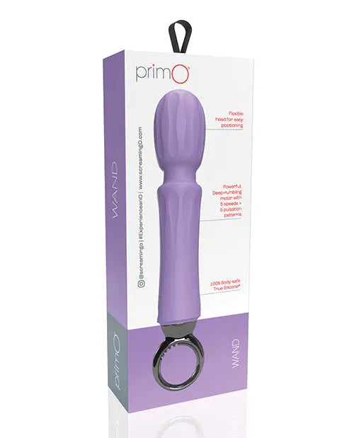 Screaming O G Spot Vibrator | PrimO Wand Vibrator | Lilac Rechargeable Lightweight | Best Vibrator for Women Bushman Products