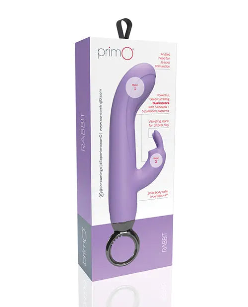 Screaming O G Spot Vibrator | Silicone PrimO Rabbit Vibrator | Lilac Clit Vibrator | Best Vibrator for Women Bushman Products