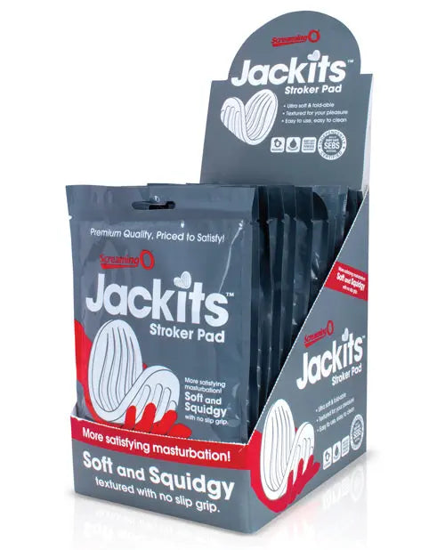 Screaming O Jackits Stroker Pad - Clear Bushman Products