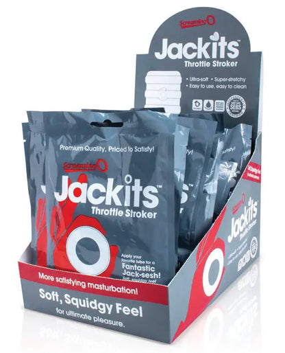 Screaming O Jackits Throttle Stroker - Clear Bushman Products