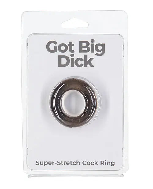 Got Big Dick Single Bumper Ring - Black B.M.S. Enterprises