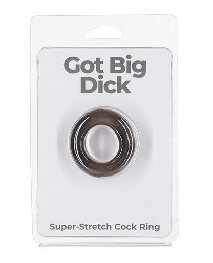 Got Big Dick Single Bumper Ring - Black B.M.S. Enterprises