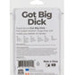 Got Big Dick 4 Pack Cock Rings - Black B.M.S. Enterprises