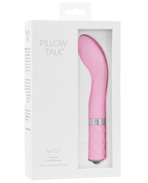 Pillow Talk Sassy G Spot Vibrator - Pink B.M.S. Enterprises