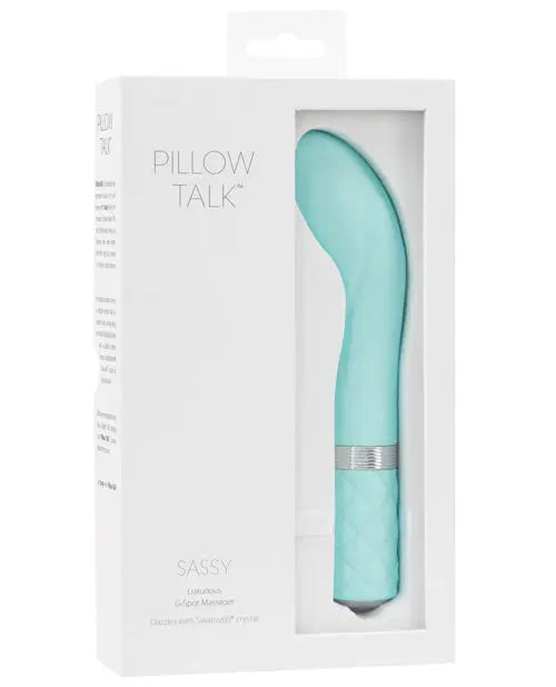 Pillow Talk Sassy G Spot Vibrator - Teal B.M.S. Enterprises