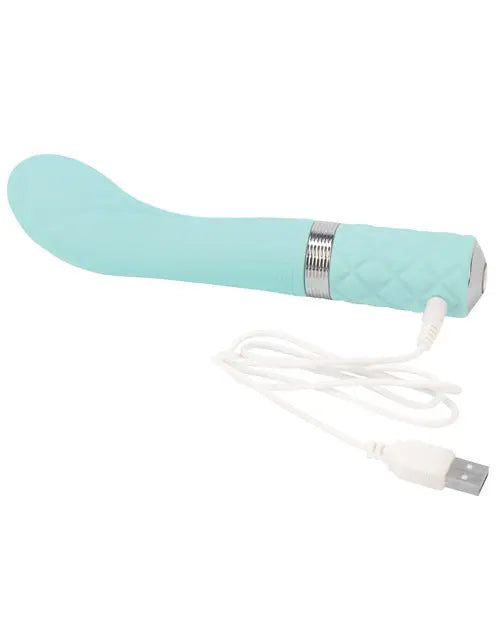 Pillow Talk Sassy G Spot Vibrator - Teal B.M.S. Enterprises