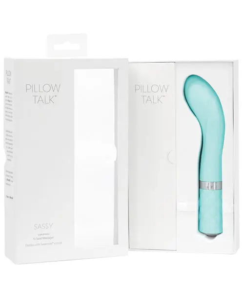 Pillow Talk Sassy G Spot Vibrator - Teal B.M.S. Enterprises