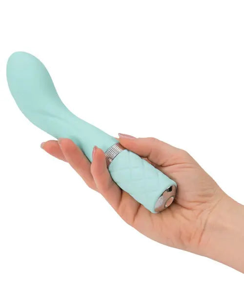 Pillow Talk Sassy G Spot Vibrator - Teal B.M.S. Enterprises