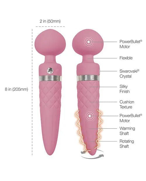 Pillow Talk G Spot Vibrator | Sultry Rotating Wand Vibrator | Pink Vibrator | Best Vibrator for Women B.M.S. Enterprises