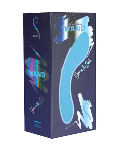 Mini Swan Wand Vibrator | Glow in the Dark G Spot Vibrator | Blue Clit Vibrator | Best Vibrator for Women B.M.S. Enterprises