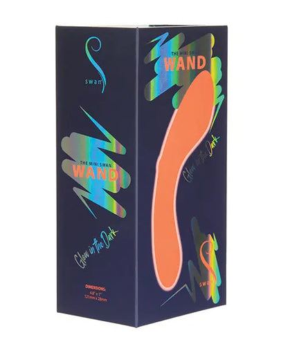 Mini Swan Wand Vibrator | Glow in the Dark G Spot Vibrator | Orange Clit Vibrator | Best Vibrator B.M.S. Enterprises