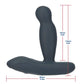 Lux Active Revolve 4.5" Rotating & Vibrating Anal Massager - Dark Blue B.M.S. Enterprises