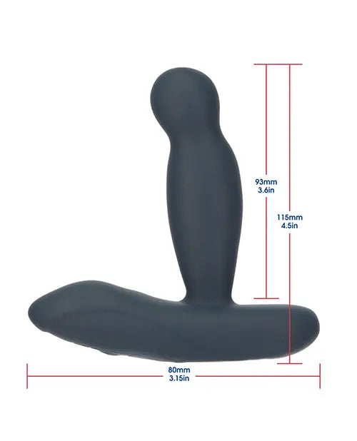 Lux Active Revolve 4.5" Rotating & Vibrating Anal Massager - Dark Blue B.M.S. Enterprises