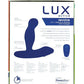 Lux Active Revolve 4.5" Rotating & Vibrating Anal Massager - Dark Blue B.M.S. Enterprises