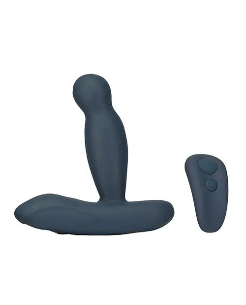 Lux Active Revolve 4.5" Rotating & Vibrating Anal Massager - Dark Blue B.M.S. Enterprises