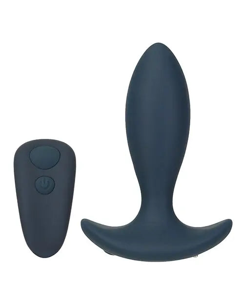 Lux Active Throb Anal Pulsating Massager w/Remote - Dark Blue B.M.S. Enterprises