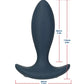 Lux Active Throb Anal Pulsating Massager w/Remote - Dark Blue B.M.S. Enterprises