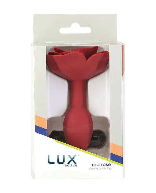 Lux Active Red Rose Silicone Anal Plug B.M.S. Enterprises