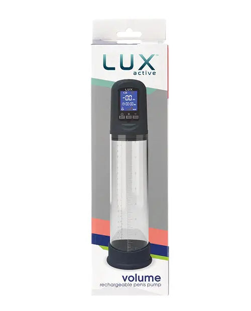 Lux Active Volume Rechargeable Penis Pump - Black B.M.S. Enterprises