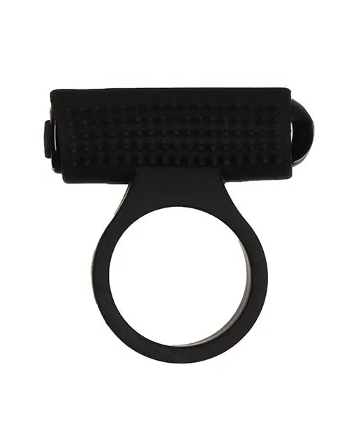 Cosmic Cock Ring w/Rechargeable Bullet - 9 Functions Black B.M.S. Enterprises