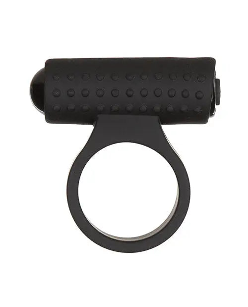 Cosmic Cock Ring w/Rechargeable Bullet - 9 Functions Black B.M.S. Enterprises