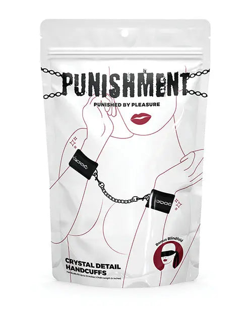 Punishment Crystal Detail Handcuffs B.M.S. Enterprises