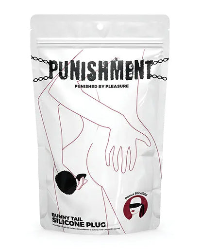 Punishment Bunny Tail Butt Plug - Black B.M.S. Enterprises