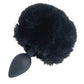Punishment Bunny Tail Butt Plug - Black B.M.S. Enterprises