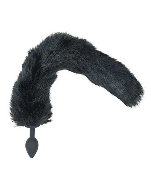 Punishment Fox Tail Plug - Black B.M.S. Enterprises