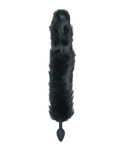 Punishment Fox Tail Plug - Black B.M.S. Enterprises