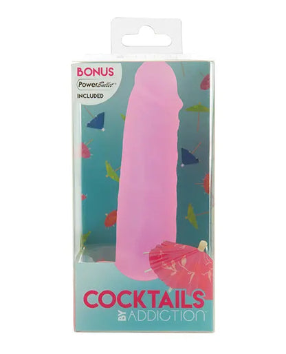 Cocktails Suction Cup Dildo | 5.5" Big Dildo | Purple Cosmo Realistic Dildo B.M.S. Enterprises