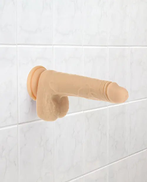 Naked Addiction Large Dildo | Ivory Freak 7.5" Big Dildo | Rotating Thrusting Vibrating Dildo B.M.S. Enterprises