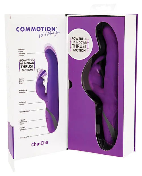 Commotion Rabbit Vibrator | Cha Cha G Spot Vibrator | Plum Clit Vibrator | Best Vibrator for Women B.M.S. Enterprises