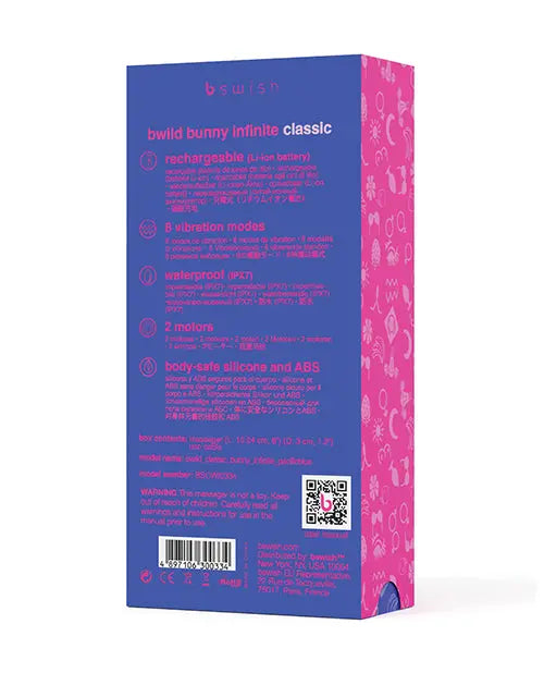 Bwild Infinite Classic Bunny - Pacific Blue Bonner Trading Usa INC