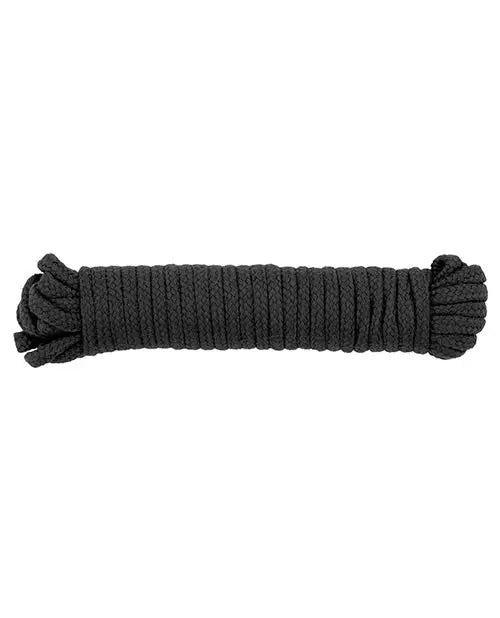 Spartacus Bondage Rope - 33ft Black Spartacus