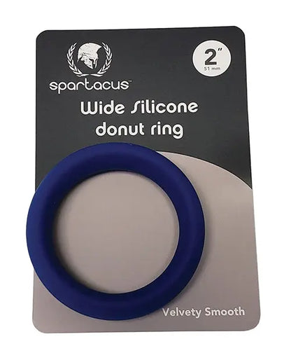 Spartacus 2" Wide Silicone Donut Ring - Blue Spartacus