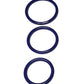 Spartacus Seamless Stainless Steel C-Ring - Blue Pack of 3 Spartacus