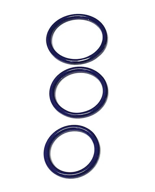 Spartacus Seamless Stainless Steel C-Ring - Blue Pack of 3 Spartacus