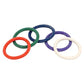 Spartacus 1.5" Rubber Cock Ring Set - Rainbow Pack of 5 Spartacus