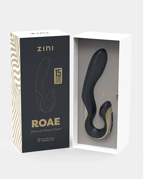 Zini Roae SE Rabbit Vibrator | Black G Spot Vibrator | 15-Pattern Clit Vibrator | Best Vibrator for Women Bonner Trading Usa INC