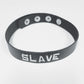 Spartacus SLAVE Leather Collar - Black