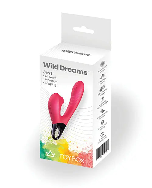 ToyBox 3-in-1 Clit Vibrator | Wild Dreams G Spot Vibrator | Waterproof Best Vibrator for Women California Fantasies