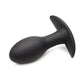Curve Toys Rooster Rumbler Vibrating Silicone Anal Plug Medium - Black Curve Toys C/o Xr