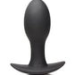 Curve Toys Rooster Rumbler Vibrating Silicone Anal Plug Medium - Black Curve Toys C/o Xr