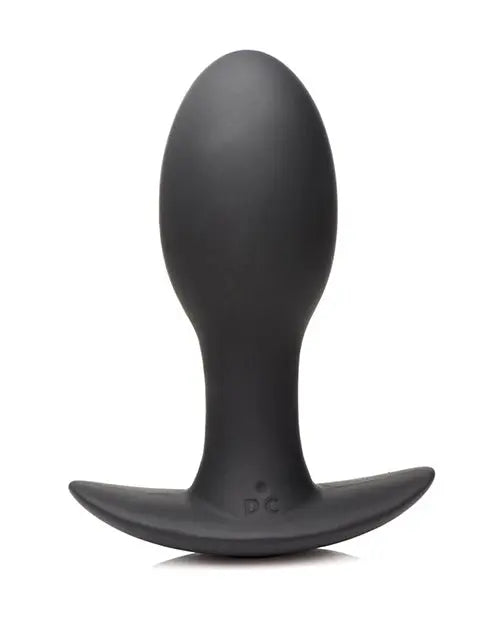 Curve Toys Rooster Rumbler Vibrating Silicone Anal Plug Medium - Black Curve Toys C/o Xr