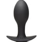 Curve Toys Rooster Rumbler Vibrating Silicone Anal Plug Large - Black Curve Toys C/o Xr