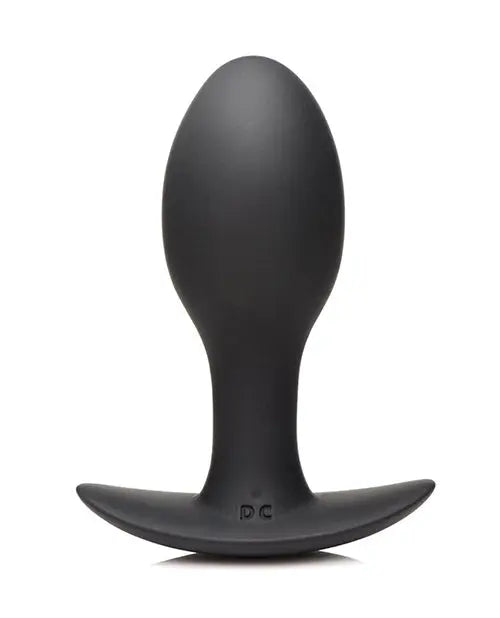 Curve Toys Rooster Rumbler Vibrating Silicone Anal Plug Large - Black Curve Toys C/o Xr